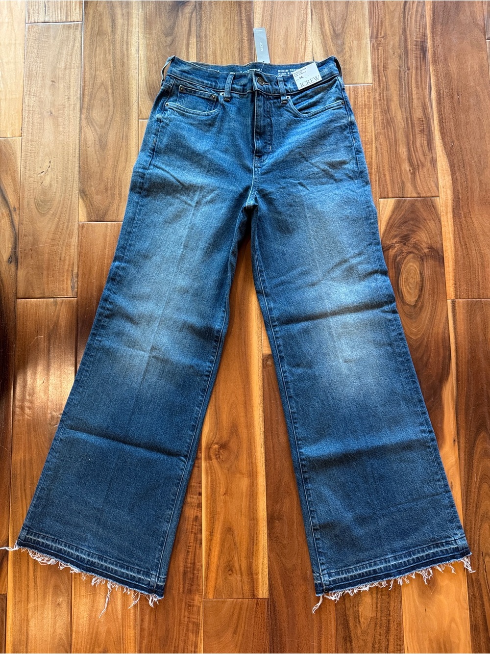 J. Crew Denim trouser high-rise semi stretch NWT